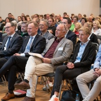 Eröffnungsveranstaltung (Martin Buhl-Wagner, Andy Grote, Ulrich Lopatta, Anja Kirig, Andreas Wolff)